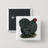 Cochin Mottling Hen Button (Vorne & Hinten)