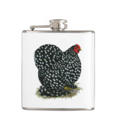 Cochin Mottling Hen Flachmann (Vorderseite)