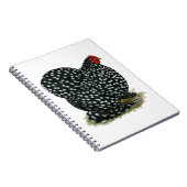 Cochin Mottling Hen Notizblock (Rechte Seite)