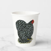 Cochin Mottling Hen Pappbecher (Vorderseite)