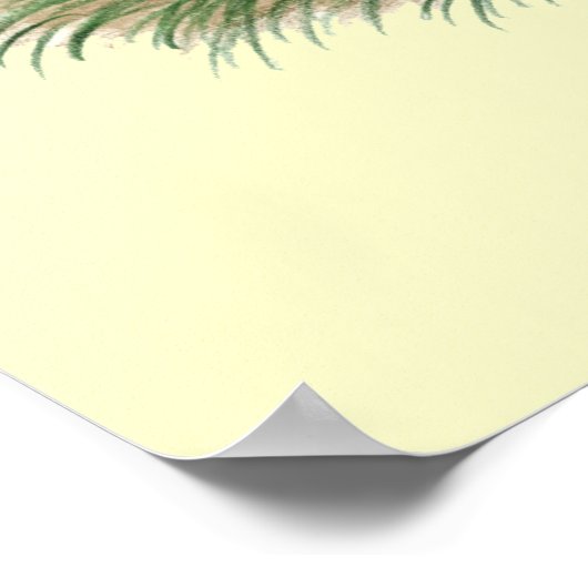 Cochin Mottling Hen Poster (Ecke)