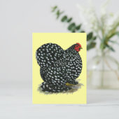 Cochin Mottling Hen Postkarte (Stehend Vorderseite)