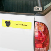 Cochin:  Schwarze Sprenkelung Autoaufkleber (Auf Lkw)