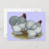 Cochin:  Selbblau Postkarte (Vorne/Hinten)