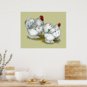 Cochin: Splash Bantams Poster (Küche)