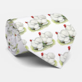 Cochin: Weiße Bantams Krawatte (Gerollt)