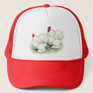 Cochin:  White Bantams Truckerkappe