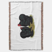 Cochins Black Bantam Pair Decke (Vorderseite Vertikal)