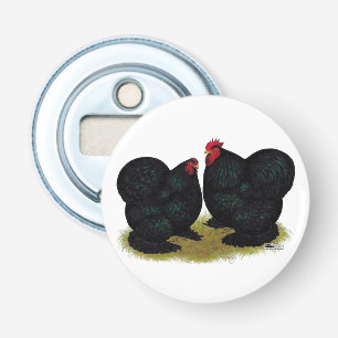 Cochins Black Bantam Pair Flaschenöffner
