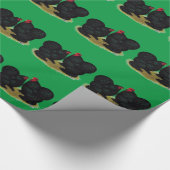 Cochins Black Bantam Pair Geschenkpapier (Ecke)