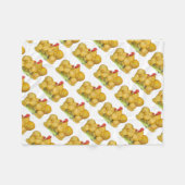 Cochins Buff Pair Fleecedecke (Vorderseite (Horizontal))