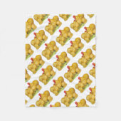 Cochins Buff Pair Fleecedecke (Vorderseite)