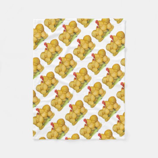Cochins Buff Pair Fleecedecke (Vorderseite)