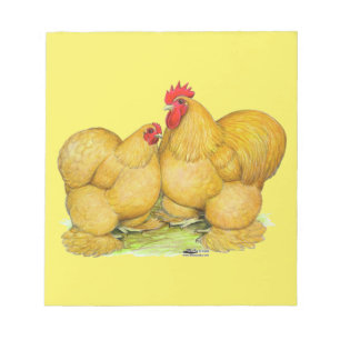 Cochins Buff Pair Notizblock