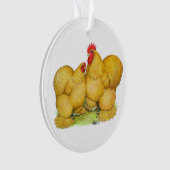 Cochins Buff Pair Ornament (Vorderseite)
