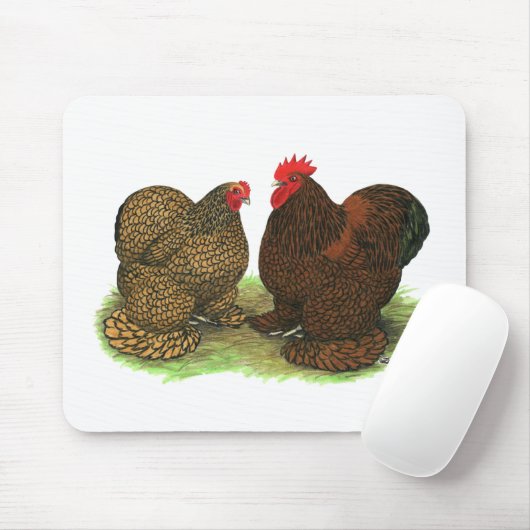 Cochins: goldlackiert mousepad (Mit Mouse)