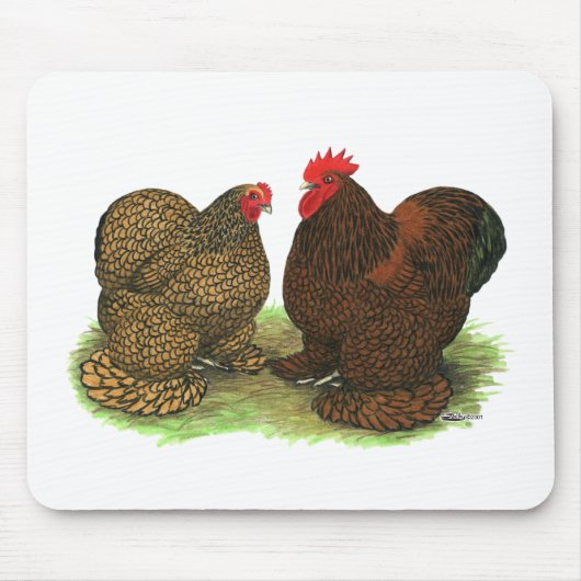 Cochins: goldlackiert mousepad (Vorne)