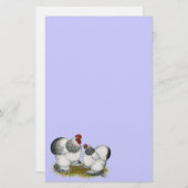 Cochins: Kolumbianische Bantams Briefpapier (Vorne/Hinten)