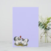 Cochins: Kolumbianische Bantams Briefpapier (Stehend Vorderseite)