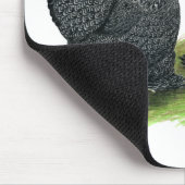 Cochins: silbergepresst mousepad (Ecke)