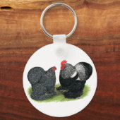 Cochins: silbergepresst schlüsselanhänger (Vorderseite)