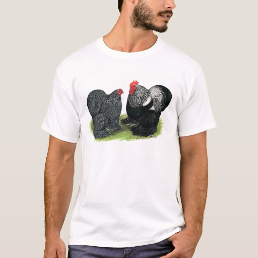 Cochins: silbergepresst T-Shirt (Vorderseite)
