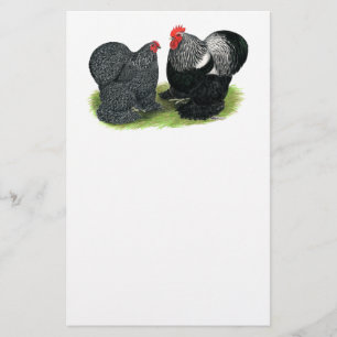 Cochins:  silbergezinkt briefpapier