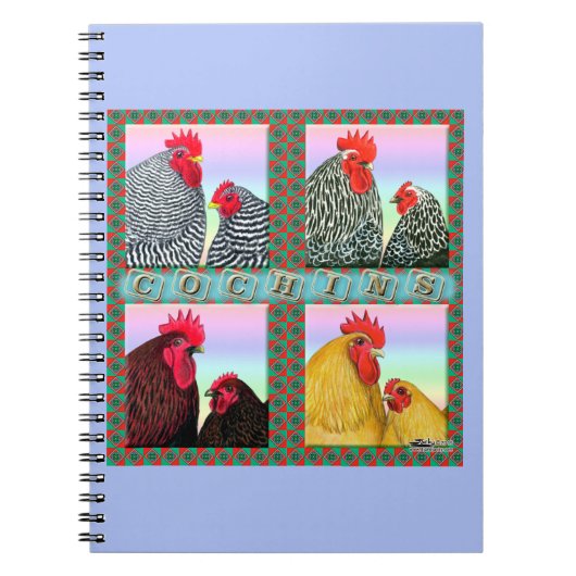 Cochins Vier Farben Notizblock (Vorderseite)