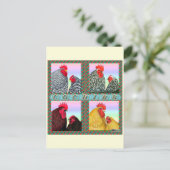 Cochins Vier Farben Postkarte (Stehend Vorderseite)