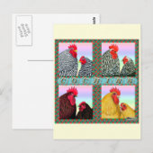 Cochins Vier Farben Postkarte (Vorne/Hinten)