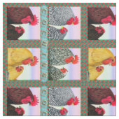 Cochins Vier Farben Stoff (Nahaufnahme)