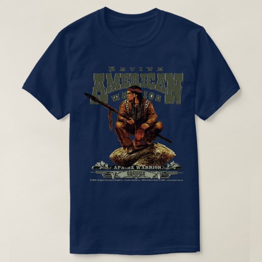 Cochise Apache-Krieger T-Shirt (Design vorne)