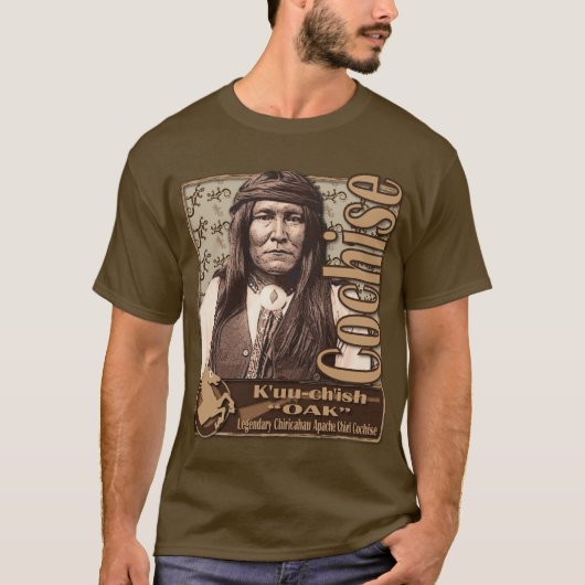 Cochise Chiricahua Apache Leiter T-Shirt (Vorderseite)