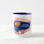 Cochise Stronghold Arizona Zweifarbige Tasse (Mittel)