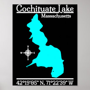 Cochituate-See - Massachusetts Leistung Poster