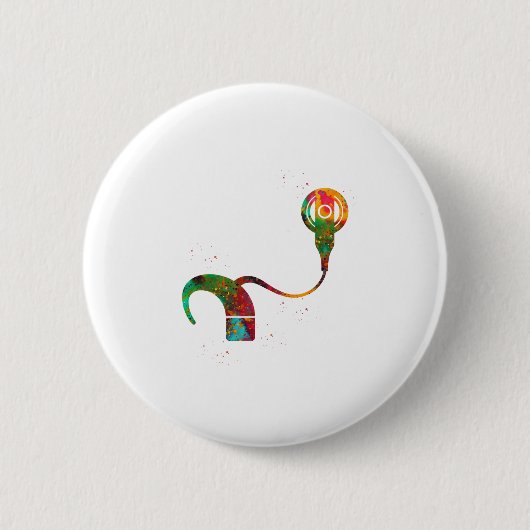 Cochlea-Implantat Button (Vorderseite)