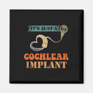 Cochlea-Implantat Schwerhörig Vintage-Hörgerät I Magnet