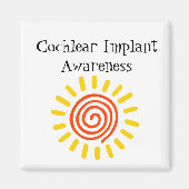 Cochlear Implant Awareness Magnet (Vorne)
