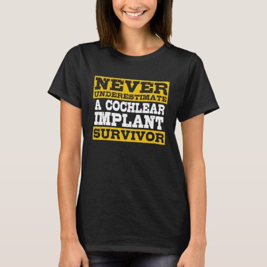 Cochlear Implant Survivor T-Shirt (Vorderseite)