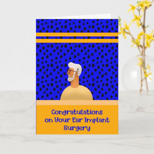 Cochlear Ohr Implantatkarte Operation Karte (Gelbe Blume)