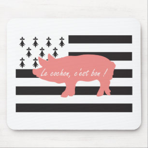 Cochon Breton Mousepad