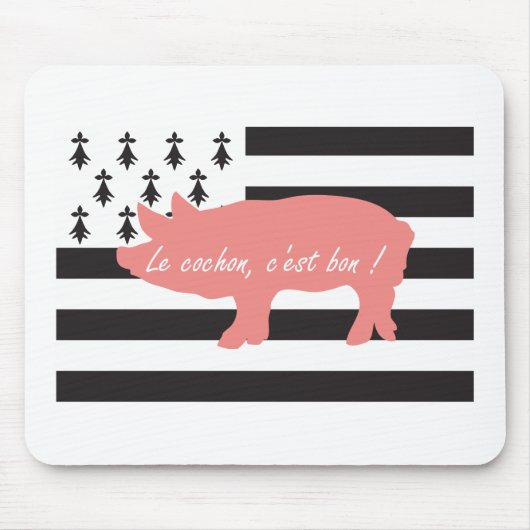 Cochon Breton Mousepad (Vorne)