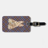 Cochran Tartan Scottie Gepäckanhänger (Vorderseite horizontal)