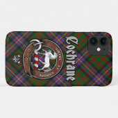 Cochrane Clan Abzeichen & Tartan Phone Case (Rückseite (Horizontal))