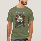 Cochrane Clan Badge & Tartan T-Shirt (Vorderseite)