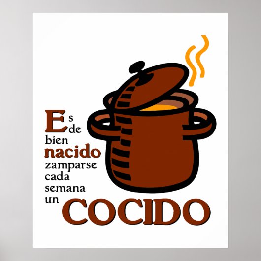 Cocido Poster (Vorne)