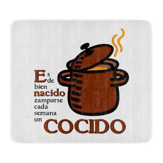 Cocido Schneidebrett (Vorderseite)
