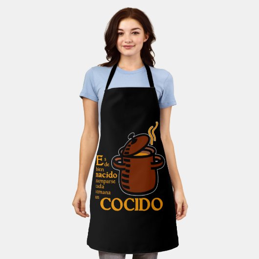 Cocido Schürze (Getragen)