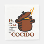 Cocido Serviette (Vorderseite)