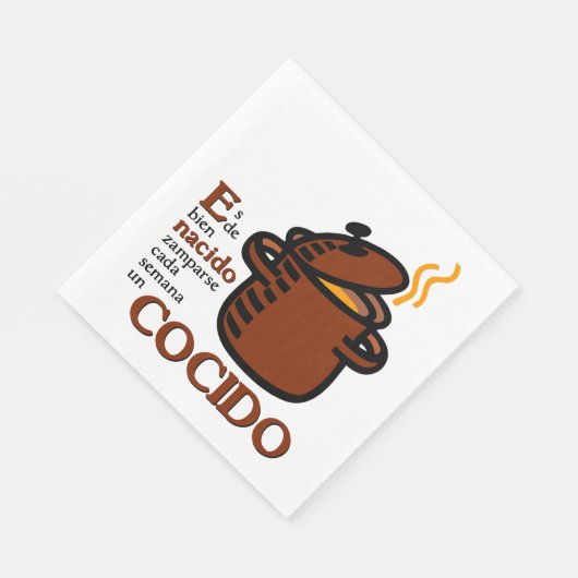 Cocido Serviette (Ecke)